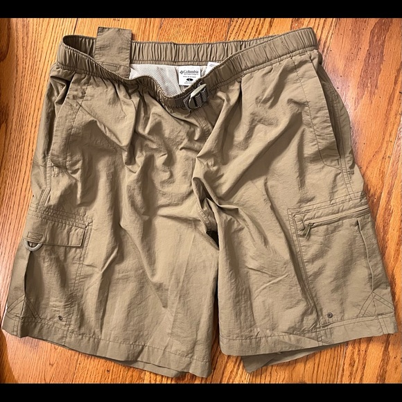 EUC Columbia Swim Shorts, Tan - Picture 1 of 2